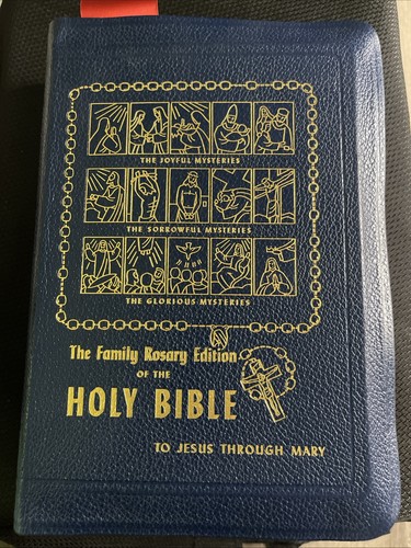 1953 vintage catholic bible - 1953,