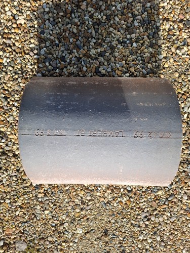 New clay half round - , ridge