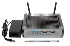 Small Fanless Industrial PC Core i7-5500U 8Gb RAM 256Gb SSD WiFi HDMI 12V Win11P