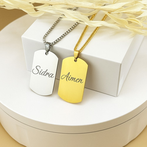 Personalized name necklace - personalized,
