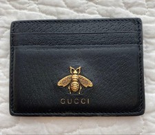 Gucci Black Leather Card Case