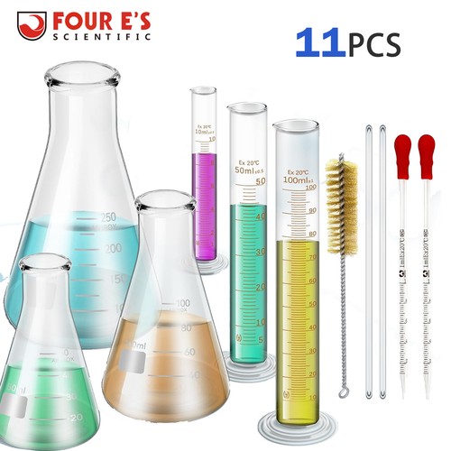 11pcs lab flask glass - lab,