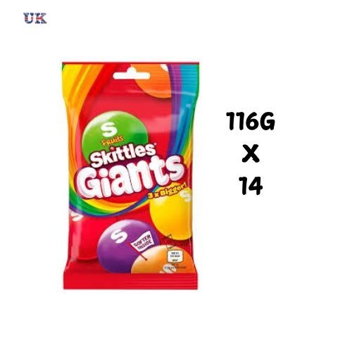 Skittles giants fruit 116g - skittles,