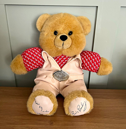 Avon elvis beige plush teddy - elvis,