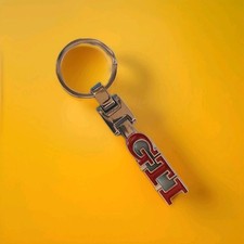 NEW GENUINE METAL VW NEW LOGO DESIGN VOLKSWAGEN KEYRING CHROME 000087010BN