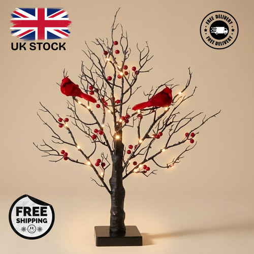 Vintage led birch tree - led,