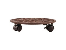 Round Cast Iron Pot Caddy -