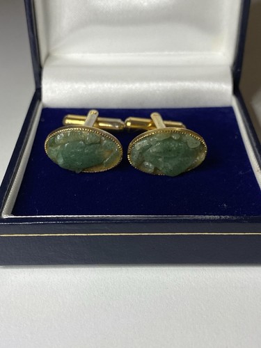 Jade gold tone mens - tone, slanted