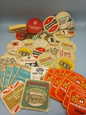 Vintage Pub Beer drink mats large Bundle collection Rare items