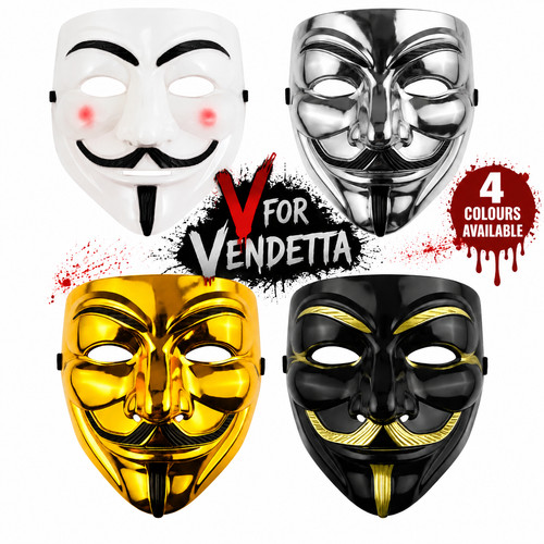 Anonymous vendetta face mask - anonymous,