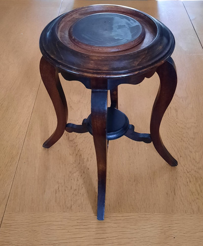 Antique vintage wooden - wooden, vase