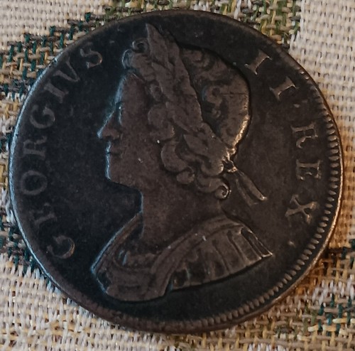 1730 george half penny - 1730,