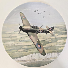 Coalport RAF Fighter Plate “Welcome Party Going In” WWII Limited Edition