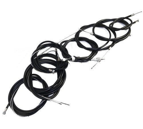 Lambretta cable kit set - lambretta, black