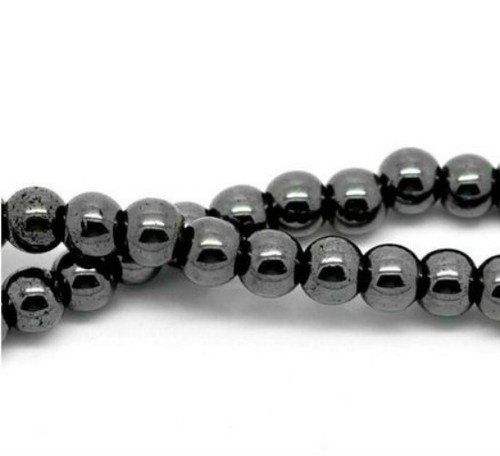 6mm loose hematite - 6mm,