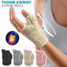 Flexible Splint Wrist Thumb Spica Support Brace Tendonitis Arthritis Pain Relief