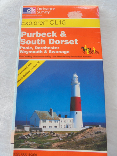 Explorer map ol15 purbeck - map,