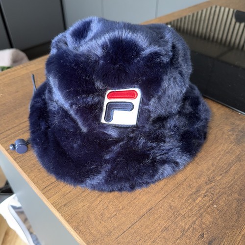 Fila fur bucket hat navy - fur,