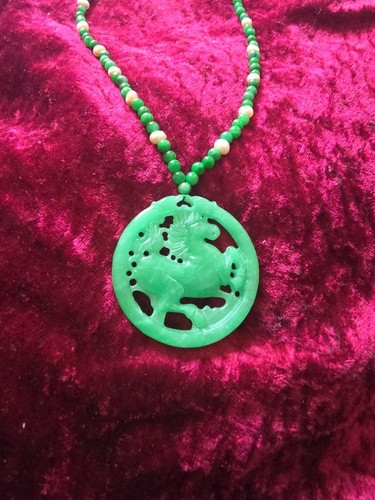 Large green stone - green, with