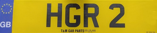 Hgr cherished number plates - cherished,