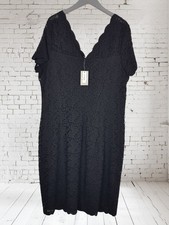 New Black Lace Dress Size 22