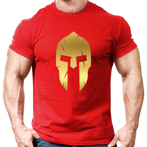 Spartan gold helmet gym - gold,