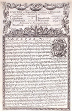 OLD ANTIQUE MAP DESCRIPTION