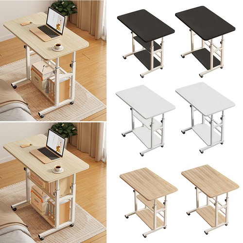 Adjustable rolling bedside - adjustable,