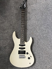 yamaha RGX112 1980's electric guitar, white with black neck