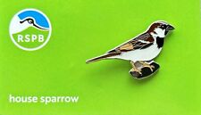 RSPB Pin Badge House Sparrow