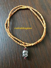 White Buddha Head Necklace
