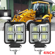 2X 4'' Work Light Lamp Square