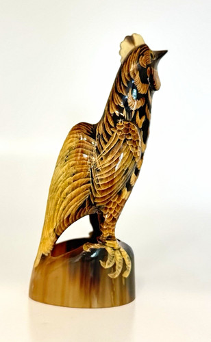 Vintage hand carved - carved, buffalo