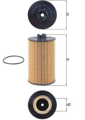 Oil filter mahle fits - fits, mercedes