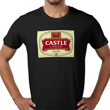 Castle Lager vintage beer South Africa 100% cotton t-shirt tee all sizes - UK
