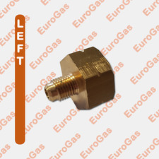  BOC Aircon bottle reduction valve left SAE 1/4"  W 21.8 x 14 LH for R32,R1234yf