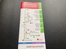 Greater Anglia Timetable Book-Mainline & Southend May 2016
