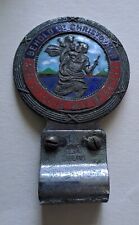 CRUSTY VINTAGE ST CHRISTOPHER CAR BADGE and DESMO CLIP / RUSTERATION / VW RAT