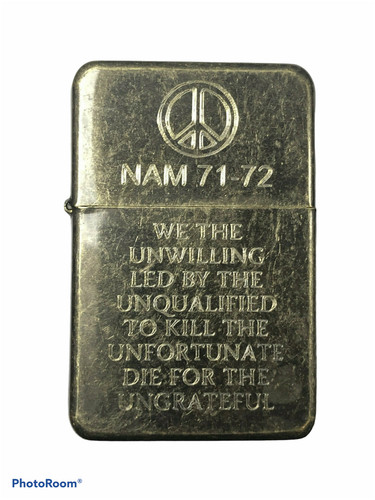 Vietnam veteran lighter old - lighter,