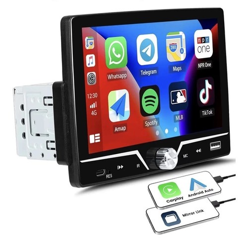 Single din car stereo - din,