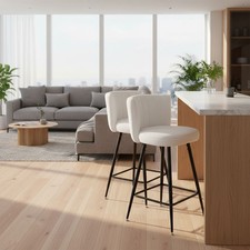 2X Plush Bar Stools High