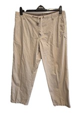 Maine Mens Beige 38 Short Pre Laundered Trousers & Very Good Condition