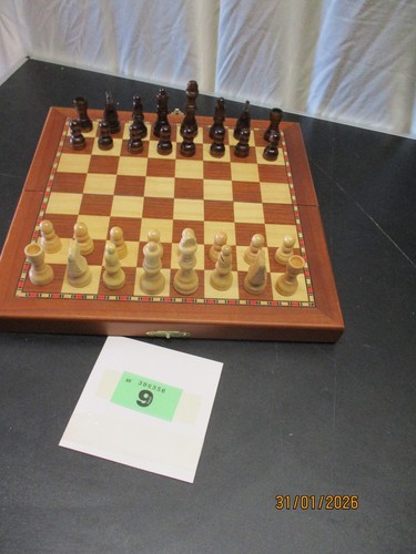 Wooden chess set - wooden,