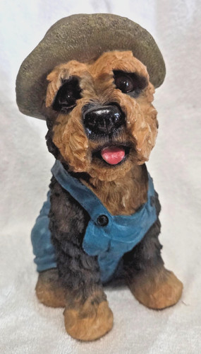 Adorable airedale terrier - airedale,