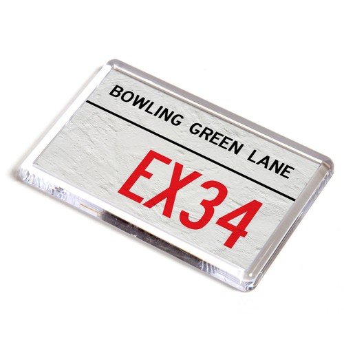 Fridge magnet bowling green - fridge,