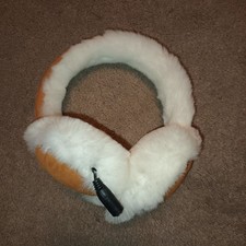 UGG Shearling Cashmere Wool Ear Muffs Wired Headphones - Untested