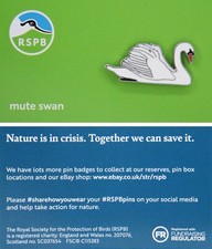 Rspb pin badge niic mute - pin,