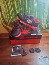 Heelys Girls  Junior Roller Skate Black Pink Shoes Trainers RRP £49.99 UK Size 4