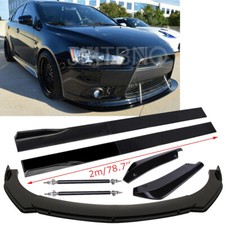 For Mitsubishi Lancer Front Bumper Spoiler Splitters / Side Skirt / Rear Lip