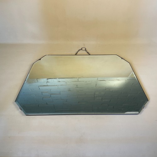 Antique wall mirror octagon - antique,